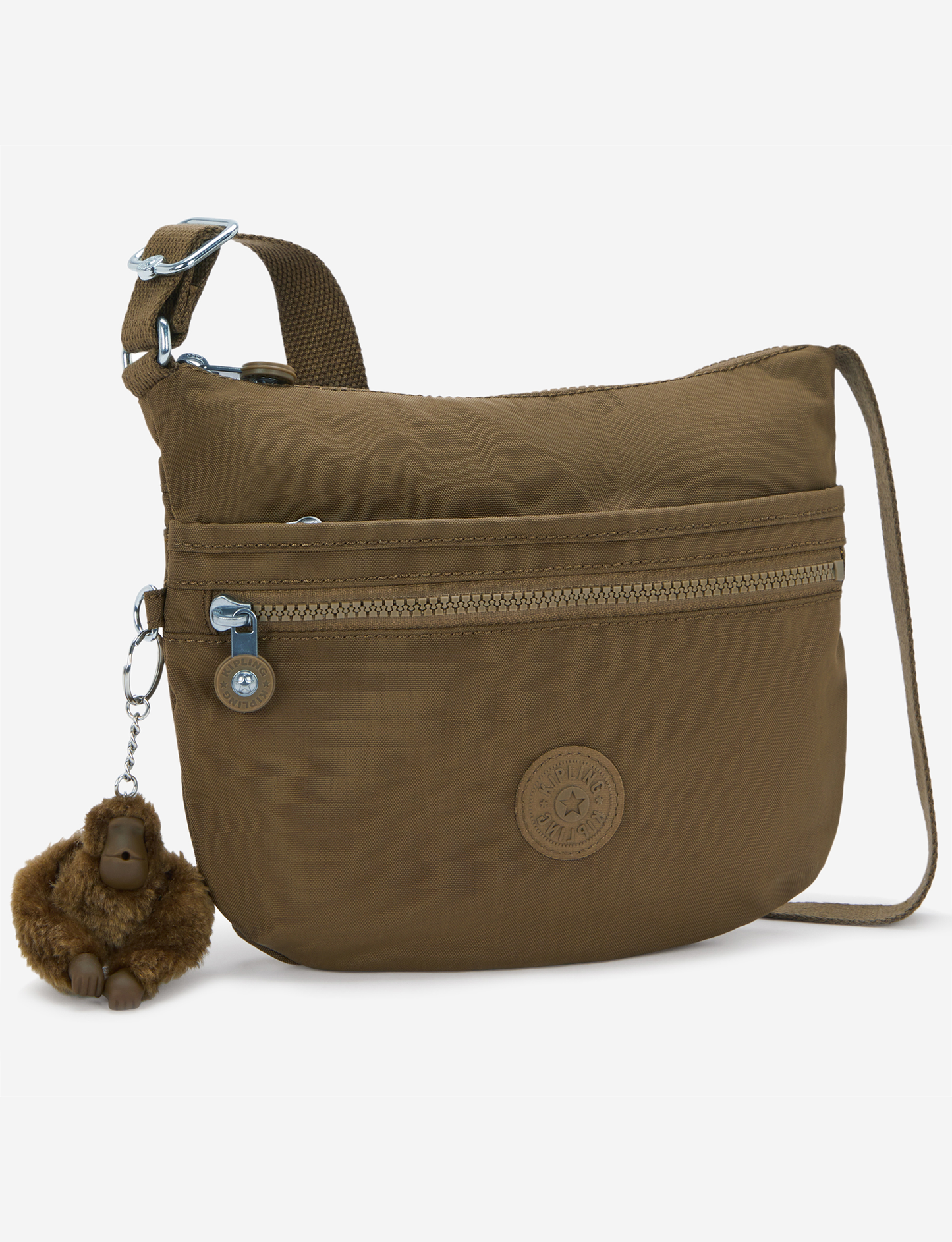 KIPLING Arto S Smooth Khaki Small crossbody 00070-1NA