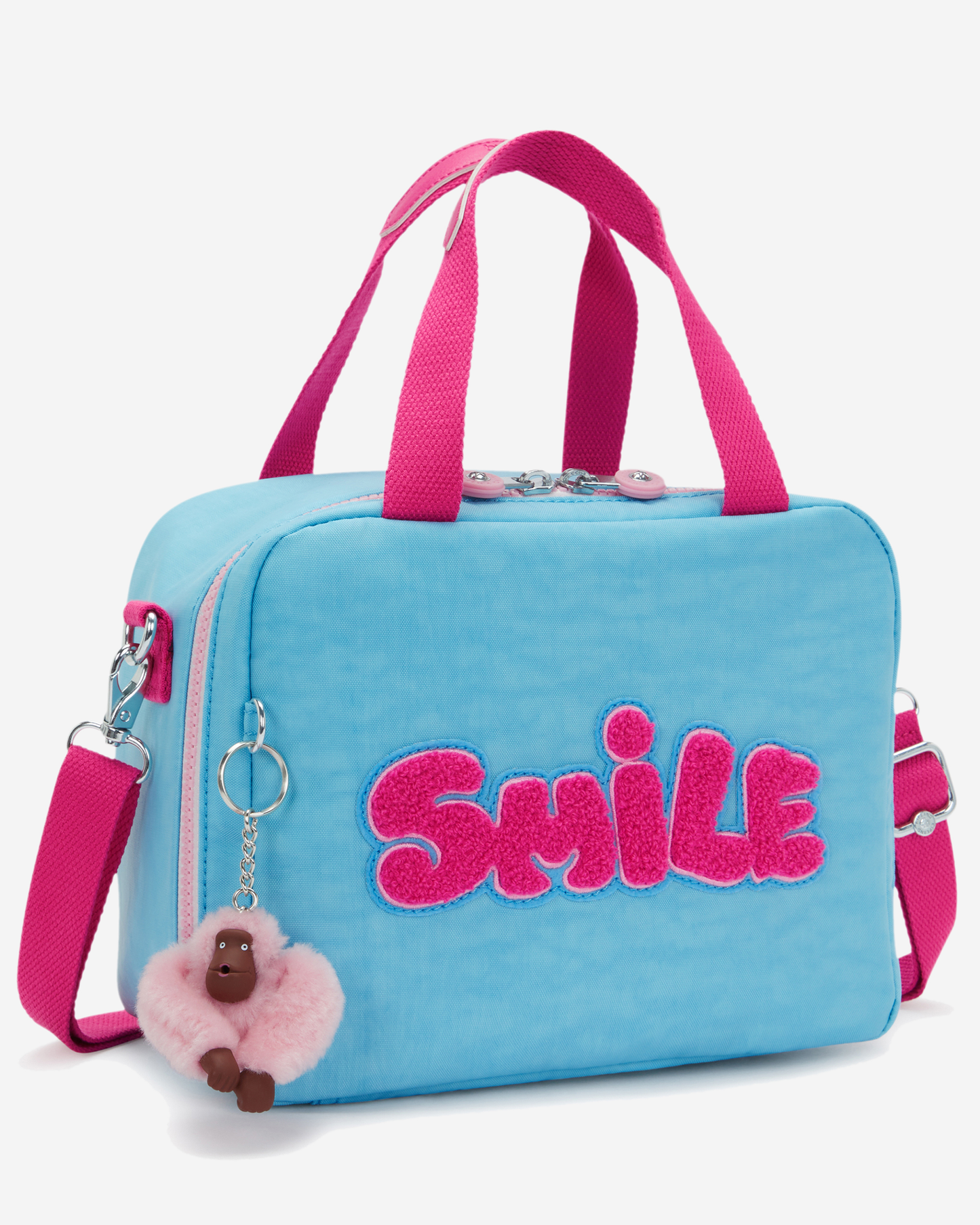 Kipling Miyo Smile Blue Bl Large LunchBag with Trolley Sleeve I4126-5GV