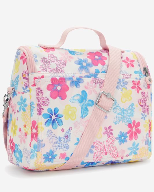 Kipling New Kichirou Flower Stamp Large LunchBag with Trolley Sleeve I5749-8EM