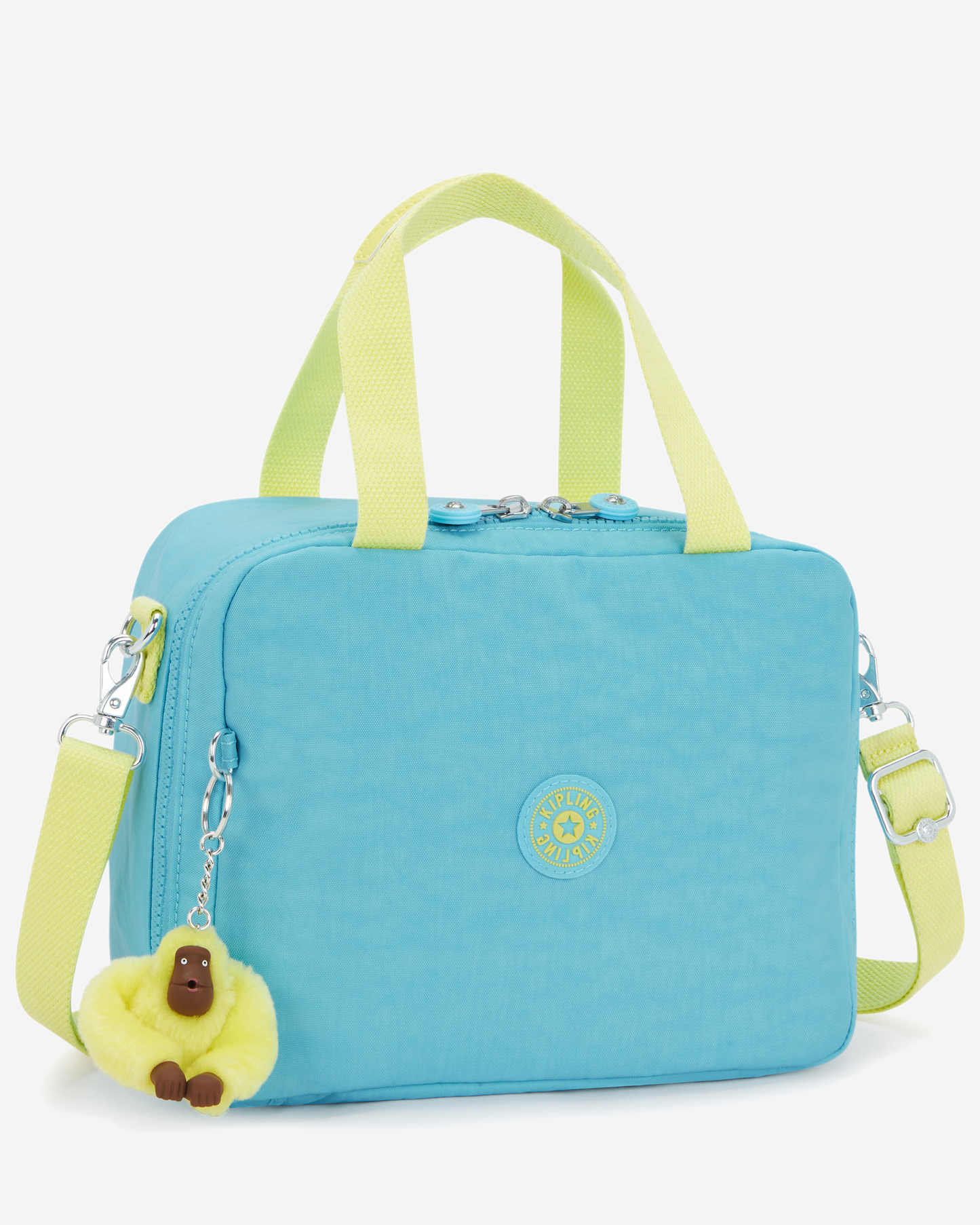 Kipling Miyo Splash Blue Large LunchBag with Trolley Sleeve 15381-3KR