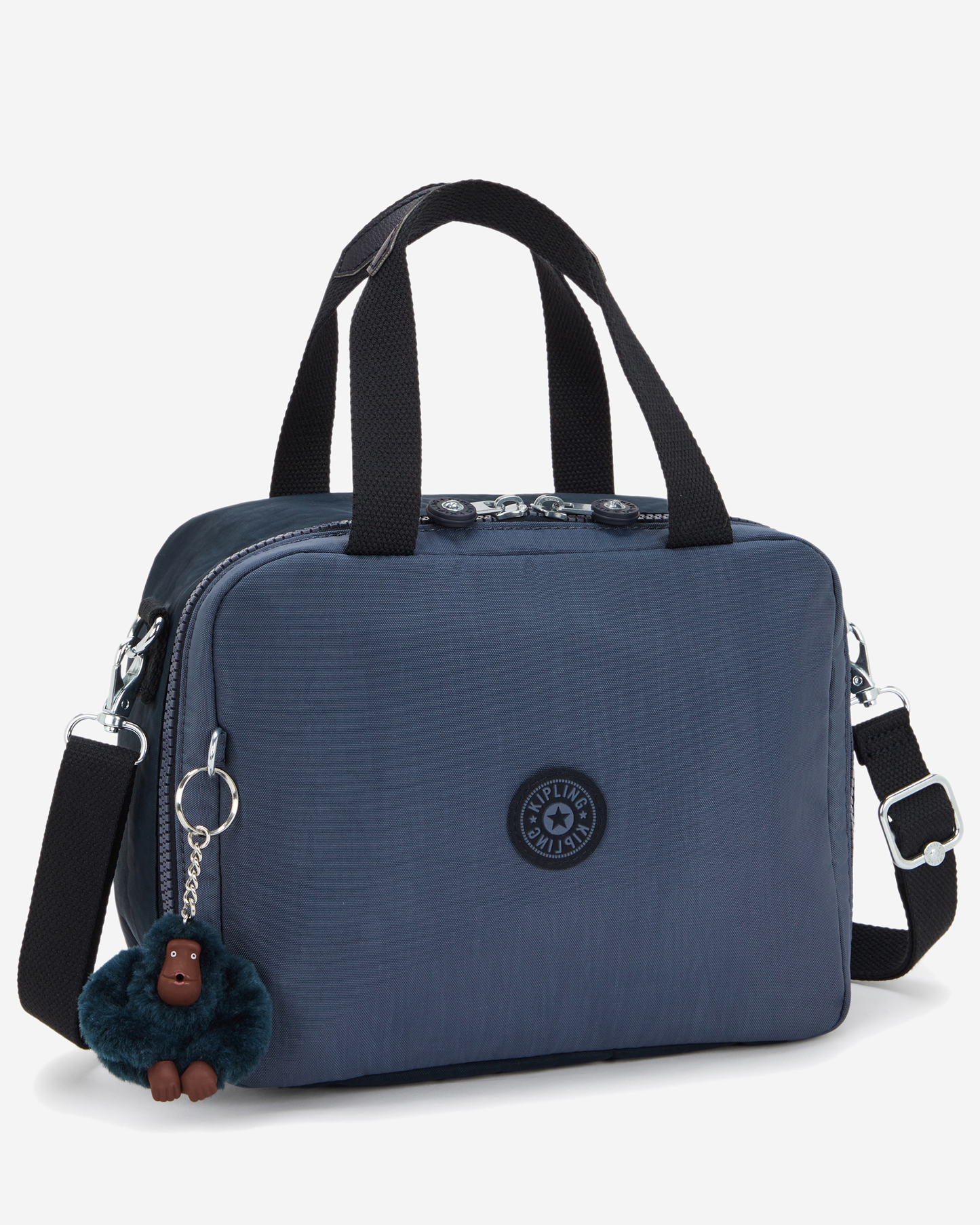 Kipling Miyo Game Grey Large LunchBag with Trolley Sleeve 15381-7FK