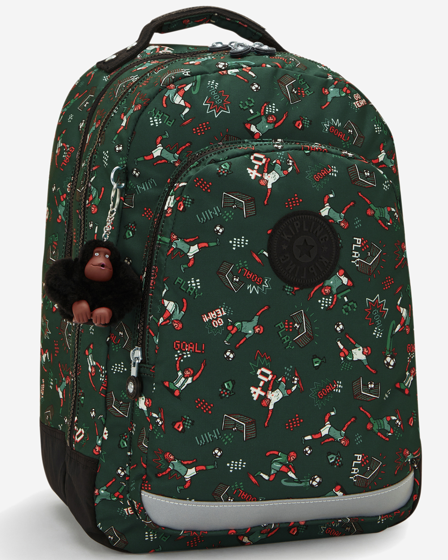 Kipling Class Room Soccer Prt Large Backpack with Laptop Compartment I7090-2KT