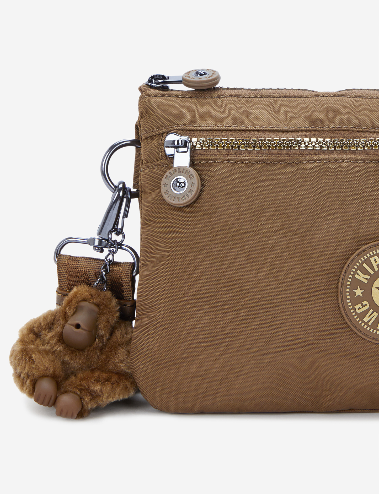 KIPLING Riri Zip Glorious Khaki Small crossbody (with removable shoulderstrap) I4745-1MR