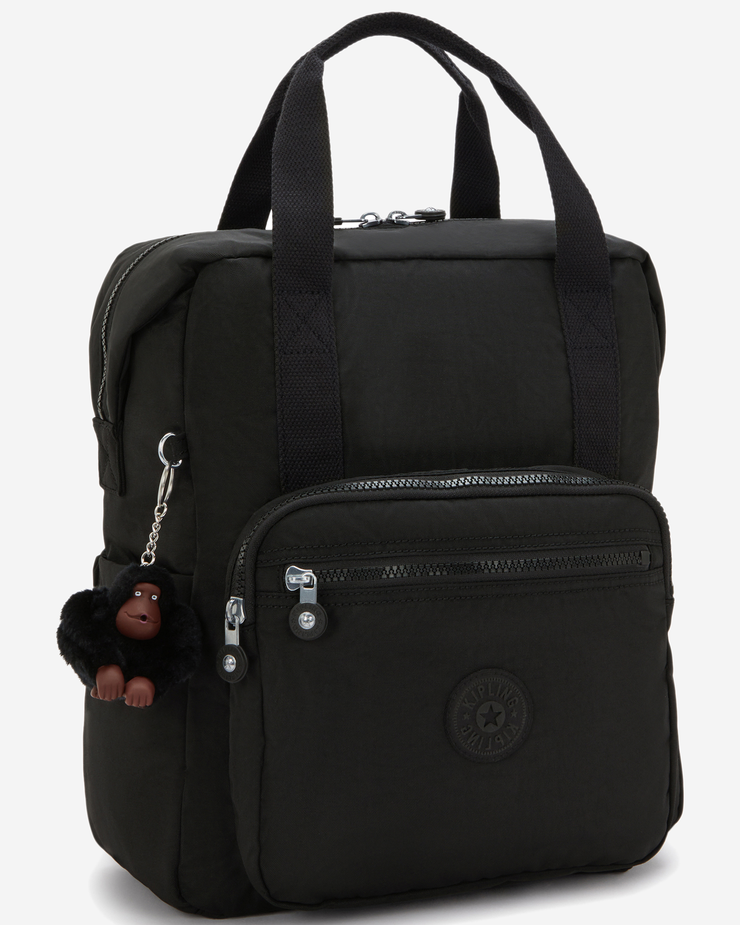 Kipling Buddy True Black Medium Backpack (with laptop compartment) I9850-J99