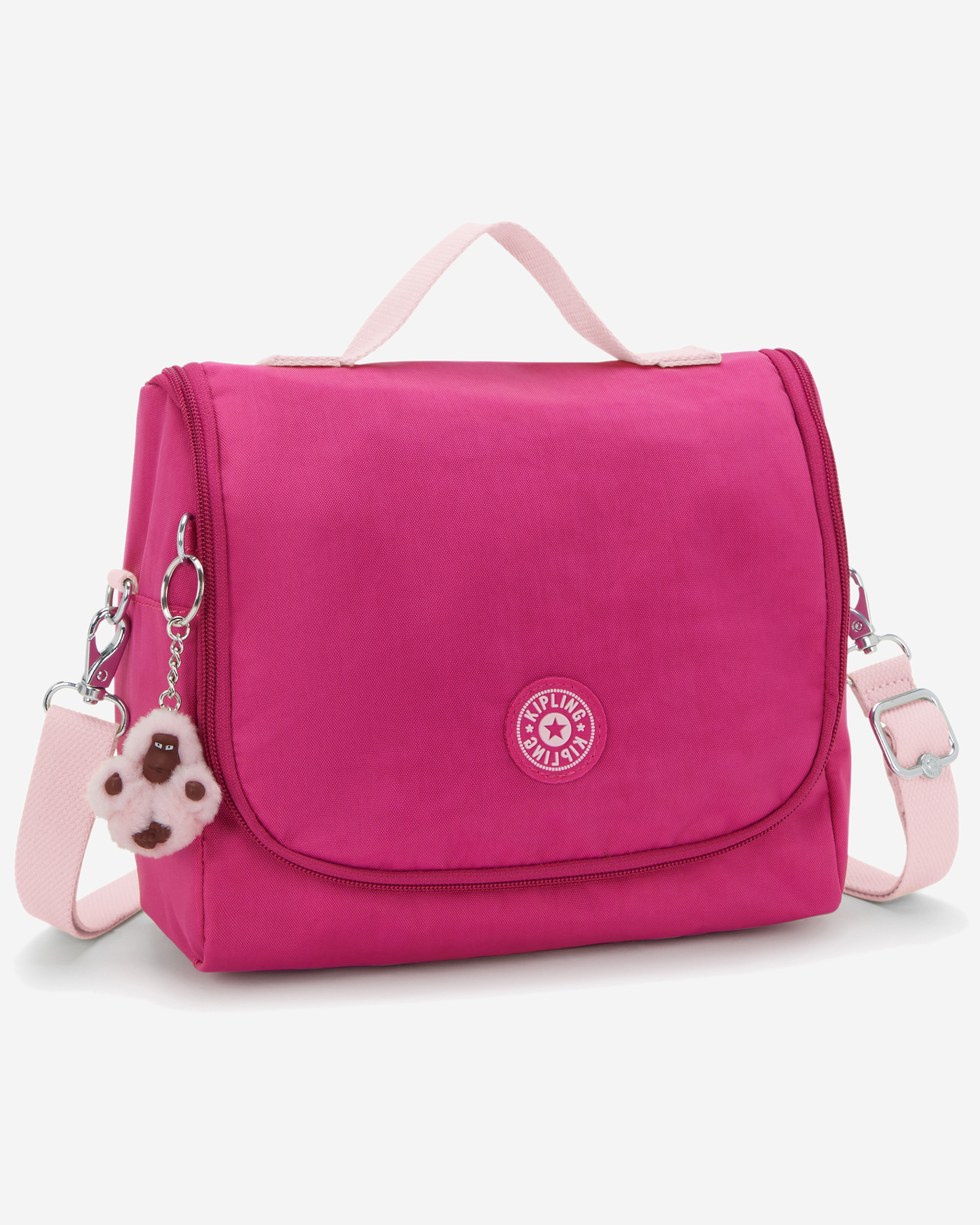 Kipling New Kichirou Intense Rose Large LunchBag with Trolley Sleeve 15289-2GU