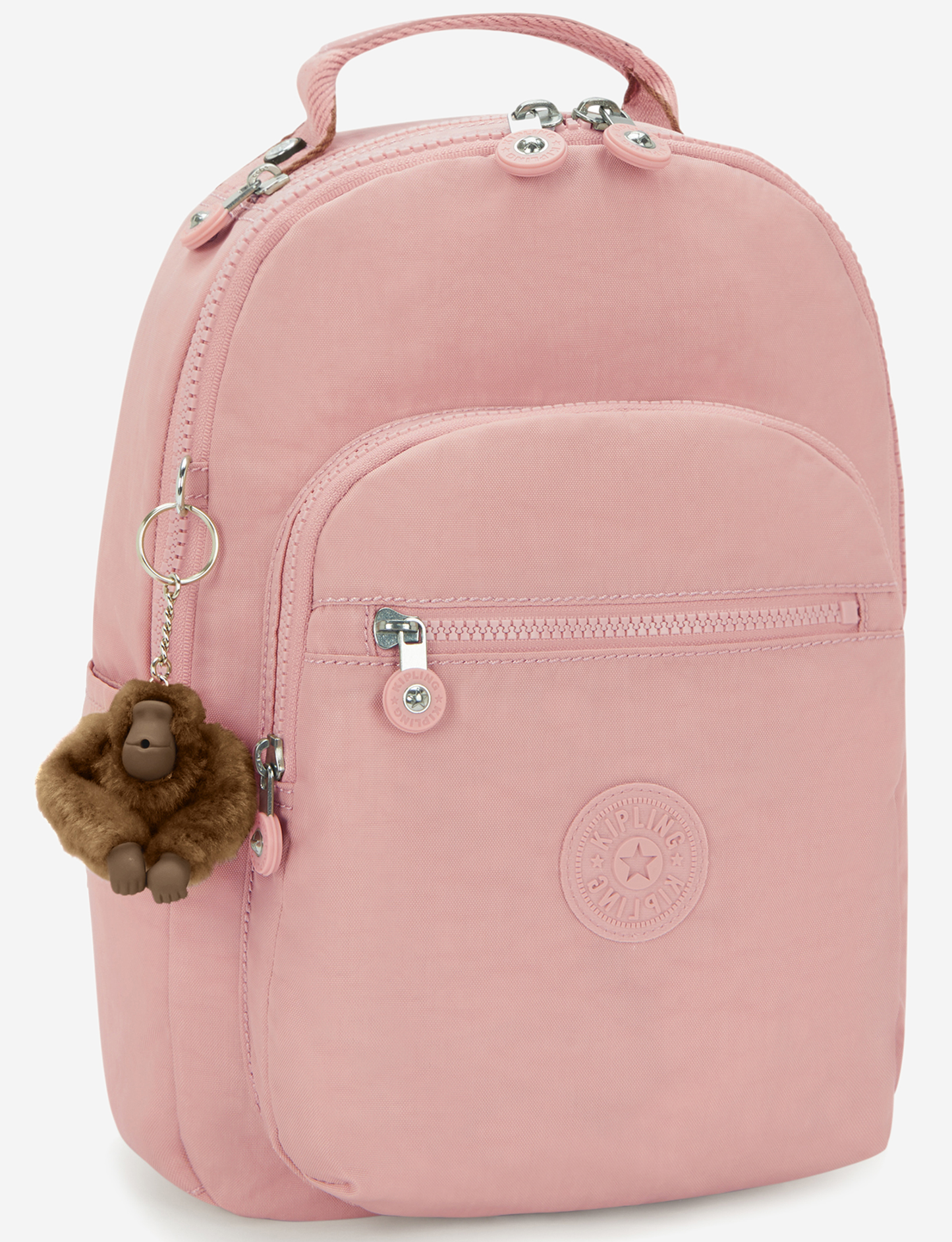 KIPLING Seoul S Memory Pink Small backpack (with tablet compartment) I4082-0PN