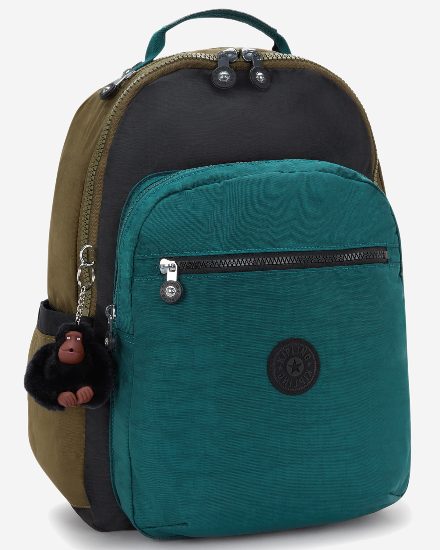 Kipling Seoul Black Khaki Bl Large Backpack I5140-5FY