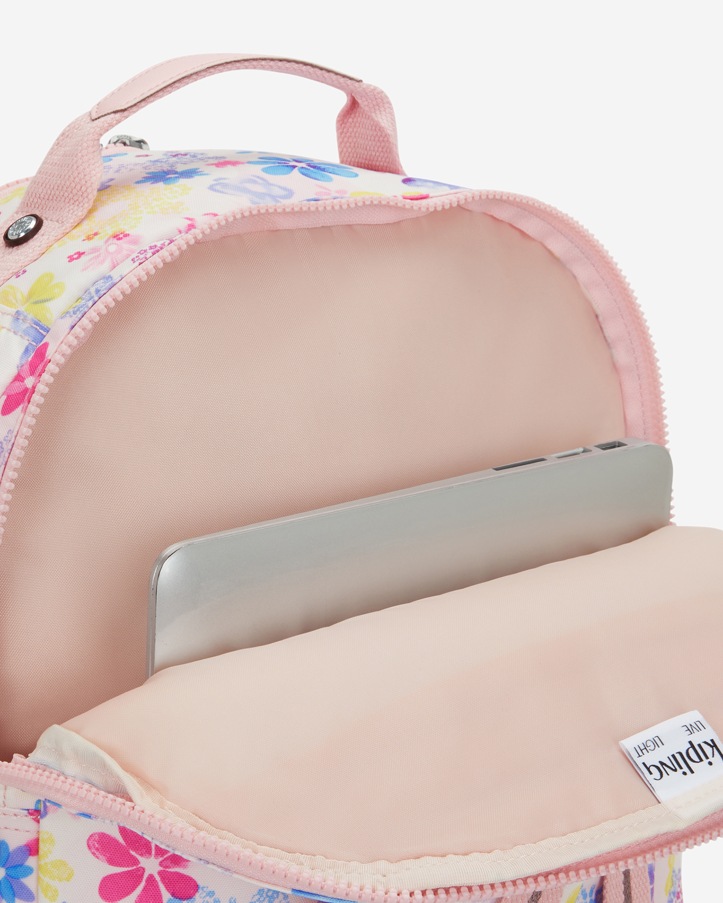 Kipling Seoul College Extra Flower Stamp Large Backpack with Laptop Compartment I6101-8EM