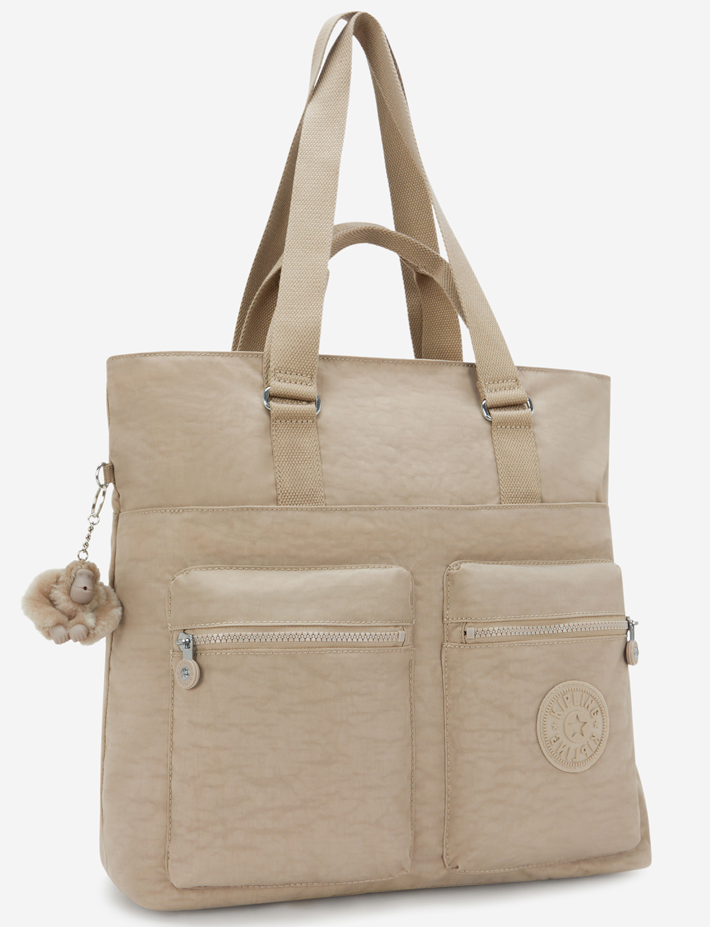 KIPLING India Soft Taupe Large tote I4609-4PW