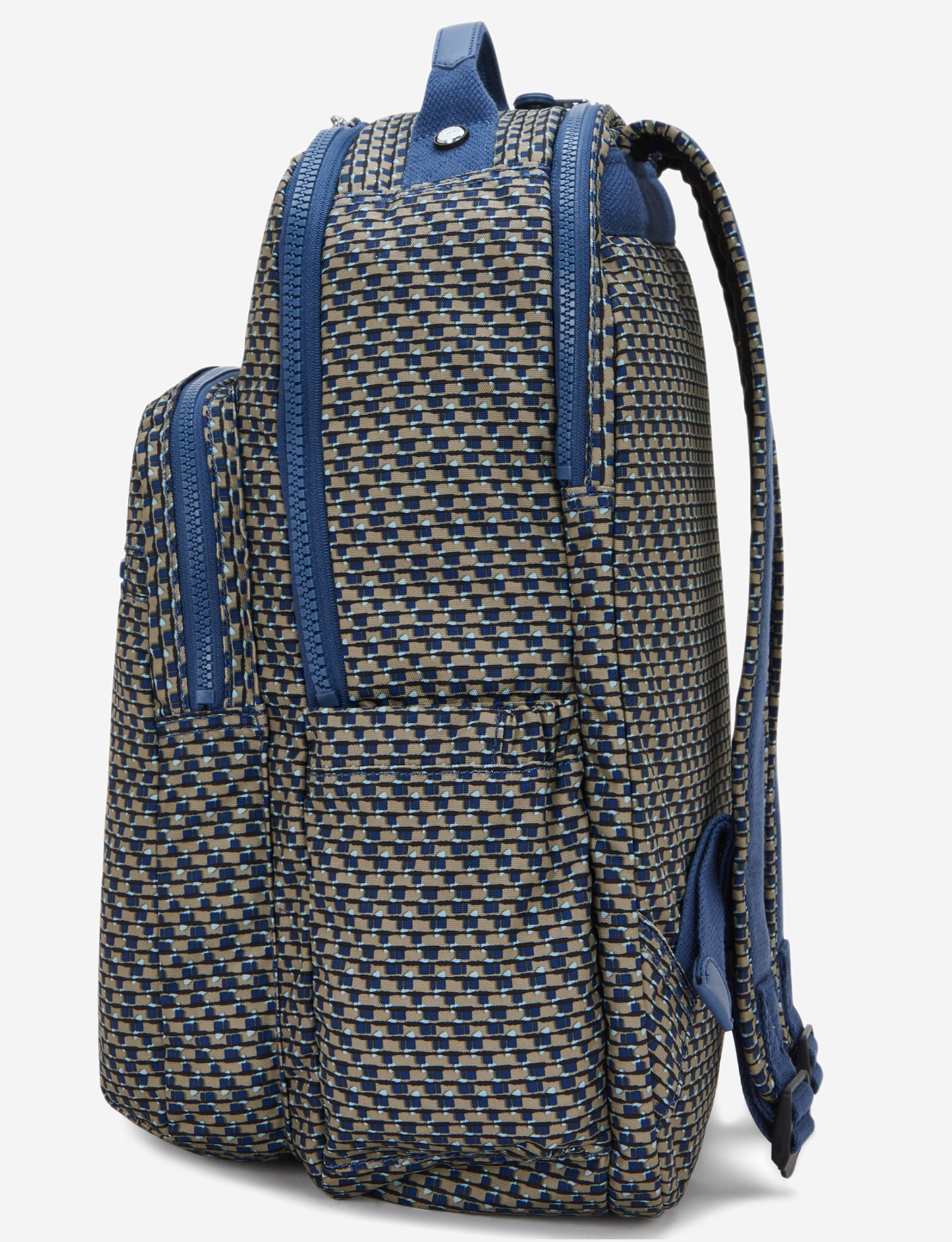 KIPLING Seoul Lap Blue on Wire Large backpack (with laptop compartment) I5674-9PC