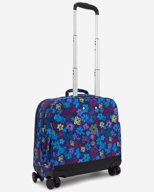 Kipling New Storia Dark Flwr Stamp Large Wheeled Bag I4847-4FM