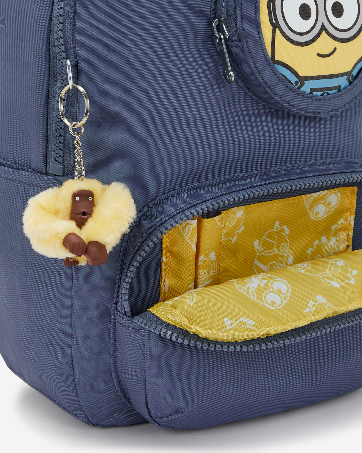 Kipling Seoul S Window Dungaree Blue Small Backpack (with Laptop Compartment) I8753-6MI