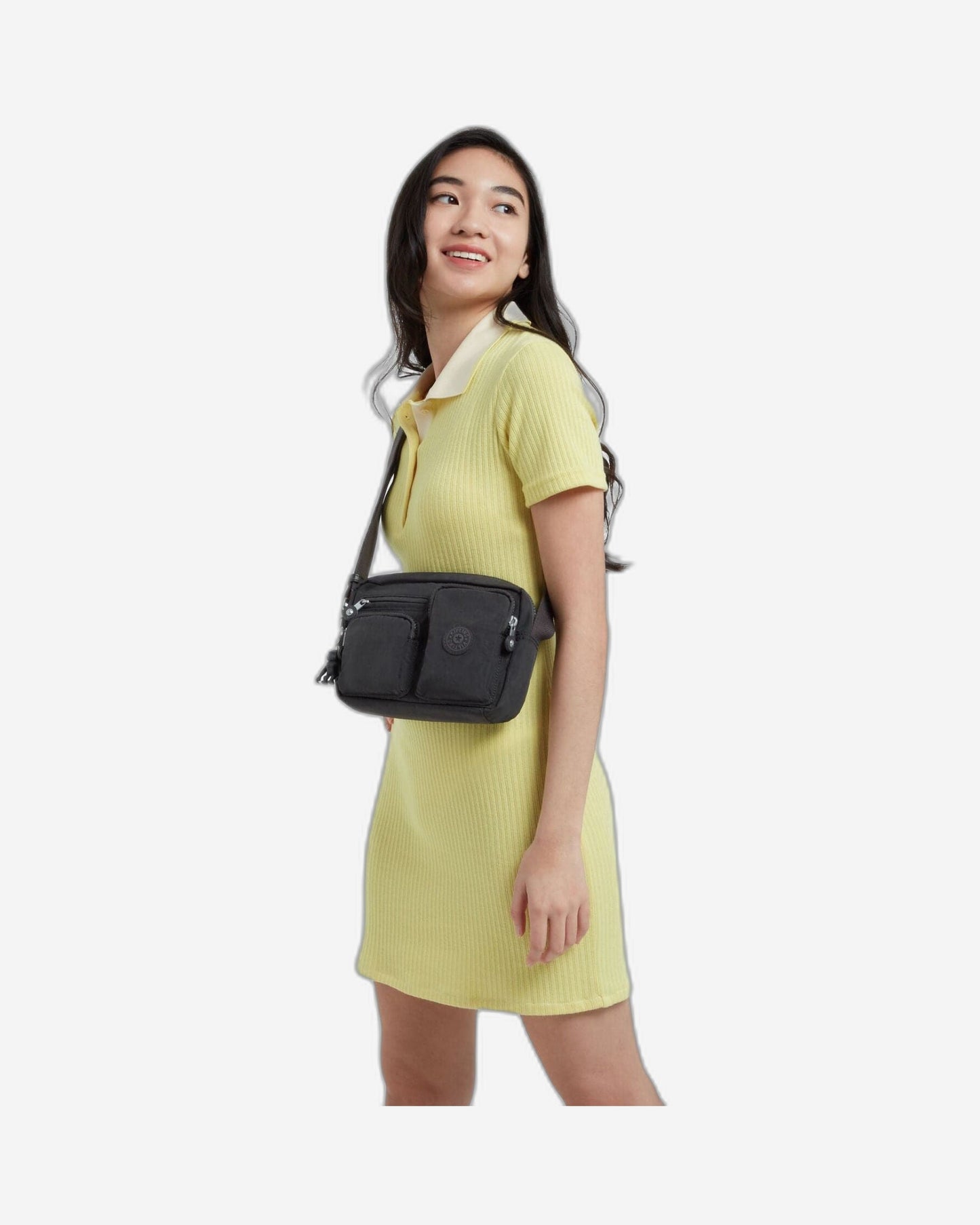 Kipling Albena Black Noir Crossbody Bag C2I4852-P39