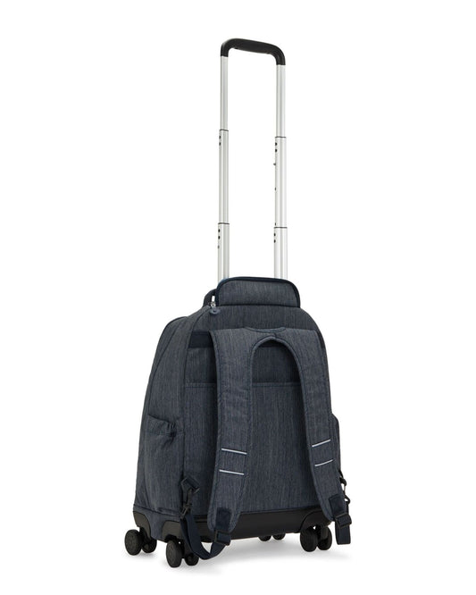 Kipling New Zea Marine Navy Large Wheeled Backpack C2I5635-58C