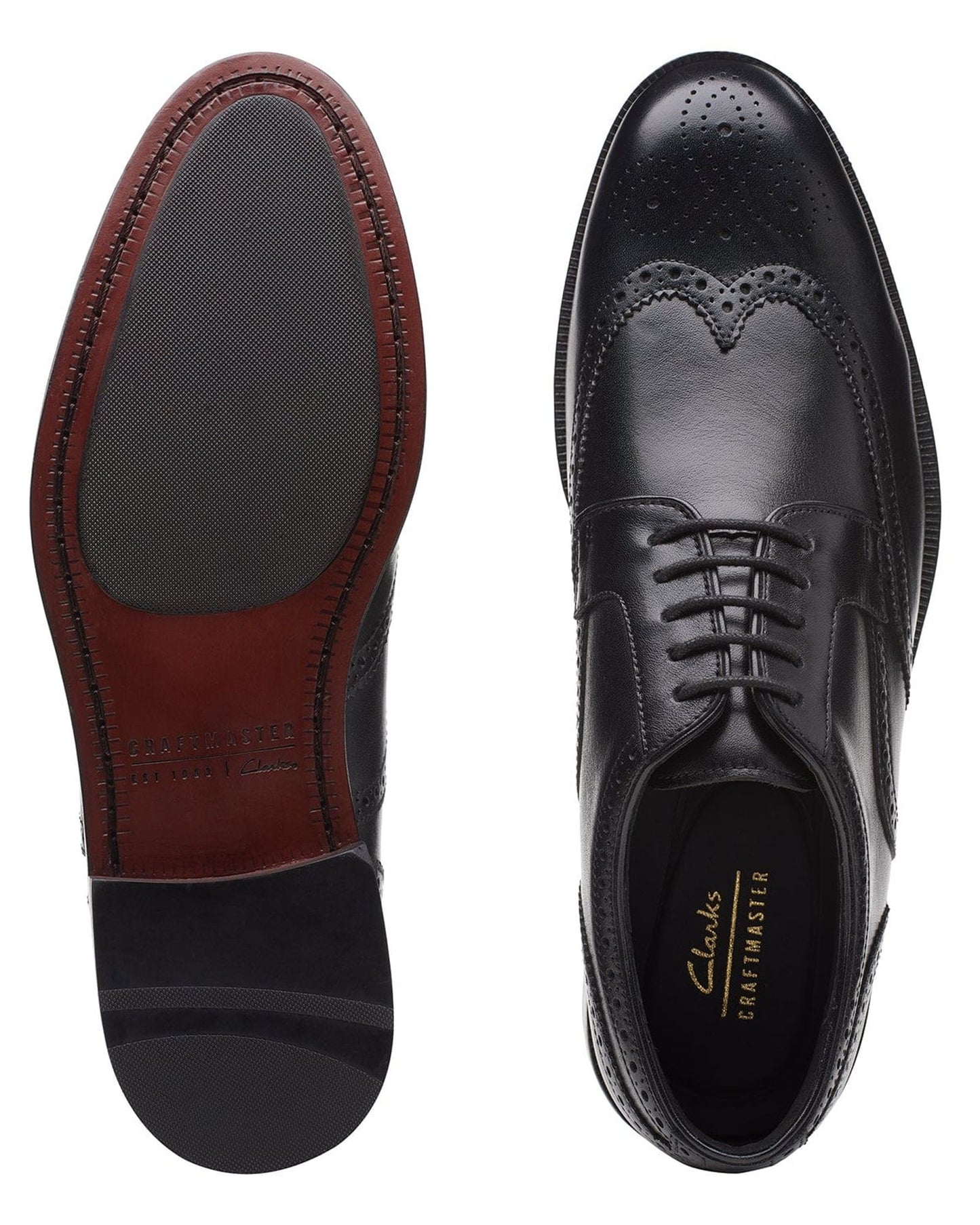 Clarks Craftdean Wing Shoes (Standard Fit)