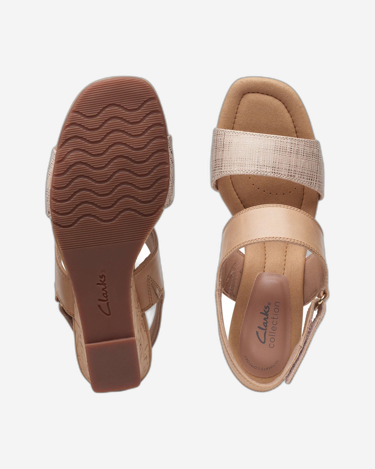 Clarks Kyarra Faye Sandals (Wide Fit)