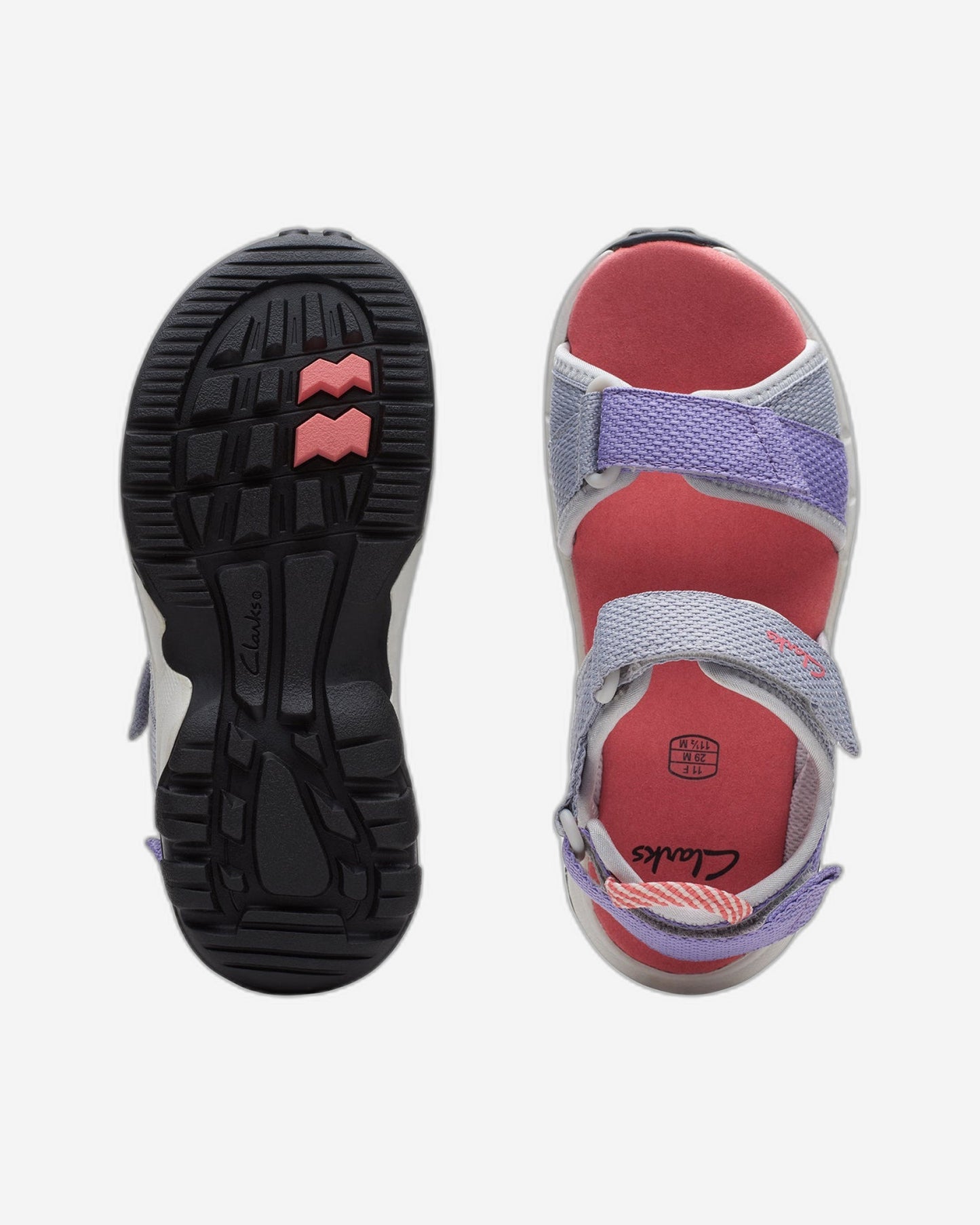Clarks Girls Expo Sea Kid. (Standard Fit)