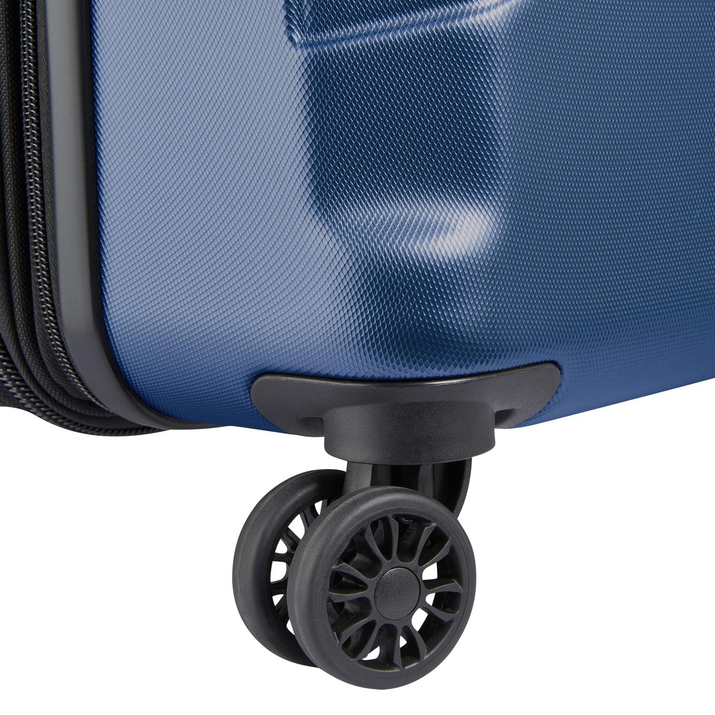Delsey Paris Depart Hard 81cm Hardcase Expandable 4 Double Wheel Check-In Luggage Trolley Case Navy Blue - 00314583022 X9