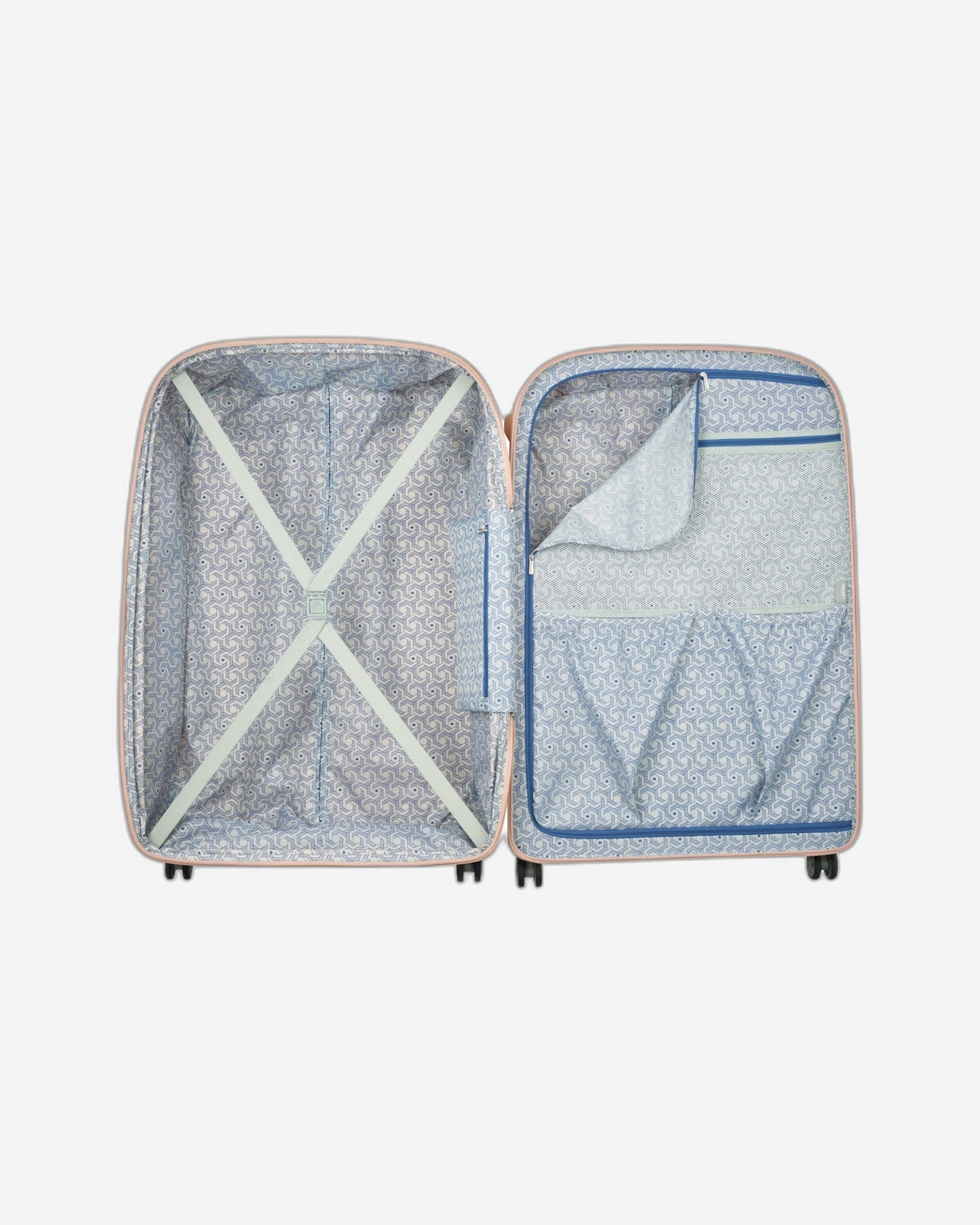 Delsey Paris Air Armour 80Cm Hardcase 4 Double Wheel Expandable Large Check-In Luggage Trolley Night Blue - 00386683002T9