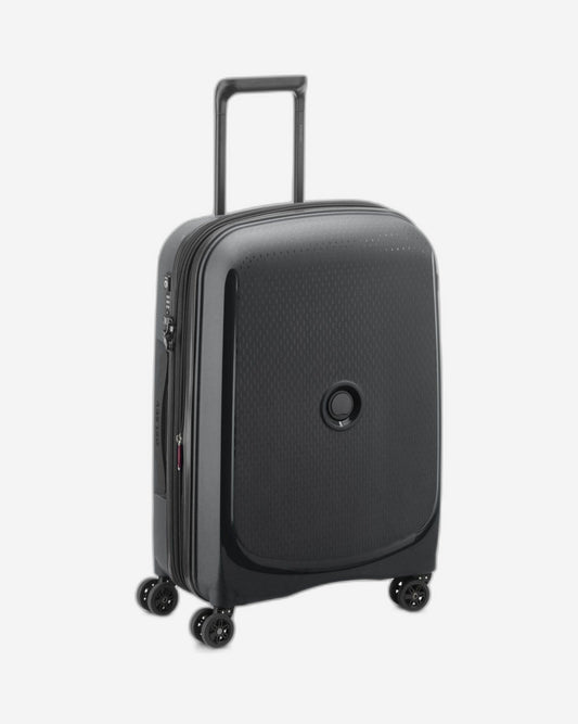 Delsey Paris Belmont+ 55Cm Hardcase 4 Double Wheel Non-Expandable Cabin Luggage Trolley Black - 00386180600