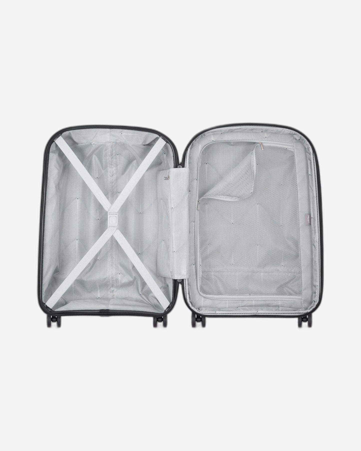 Delsey Paris Belmont+ 55Cm Hardcase 4 Double Wheel Non-Expandable Cabin Luggage Trolley Black - 00386180600
