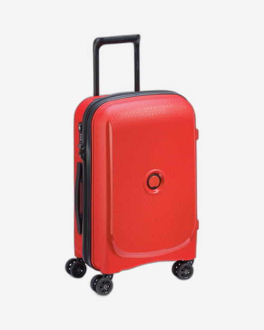 Delsey Paris Belmont+ 55Cm Hardcase 4 Double Wheel Non-Expandable Cabin Luggage Trolley Faded Red - 00386180634