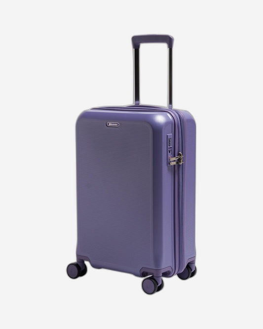 Echolac Sense 56cm Hardcase Expandable 4 Double Wheel Cabin Luggage Trolley Purple - CHT0023S -20 Purple