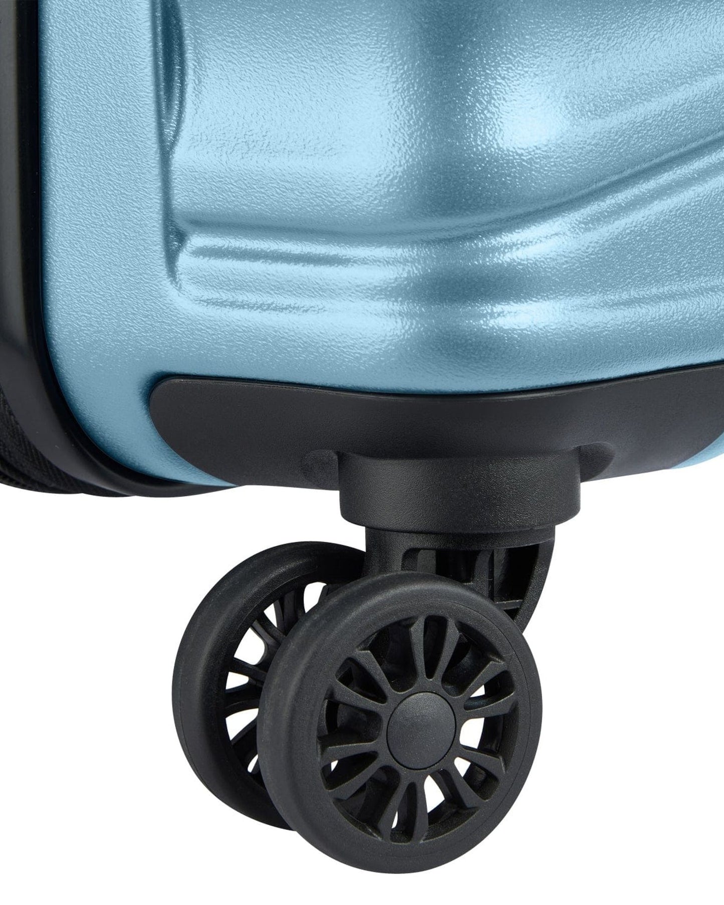 Delsey Paris Tiphanie 82cm Hardcase 4 Double Wheel Expandable Check-In Luggage Trolley Case Aqua - 00389283142ME