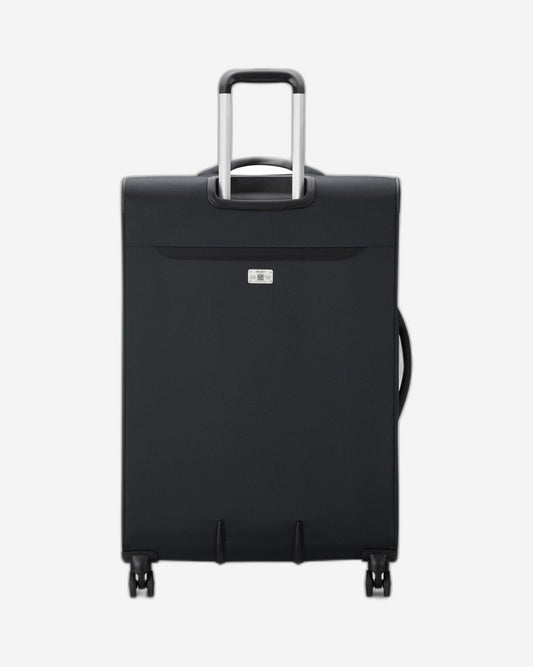 Delsey Paris Sky Max 2.0 79.5cm Softcase 4 Double Wheel Expandable Check-In Luggage Trolley Black - 00328483000Z9