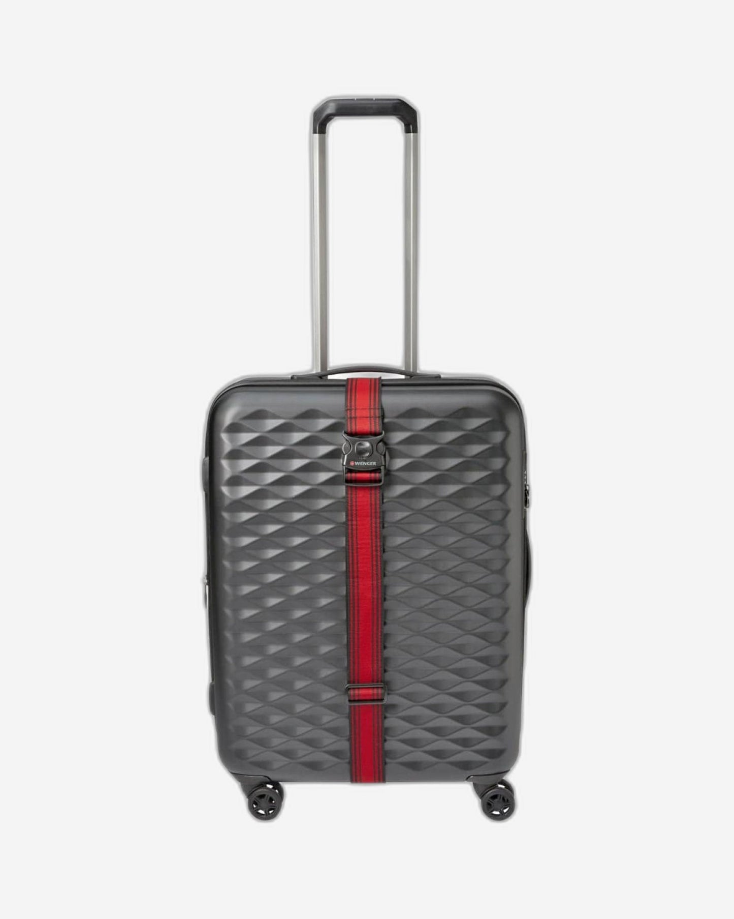Wenger Locking Luggage Strap Black -Red - 604597