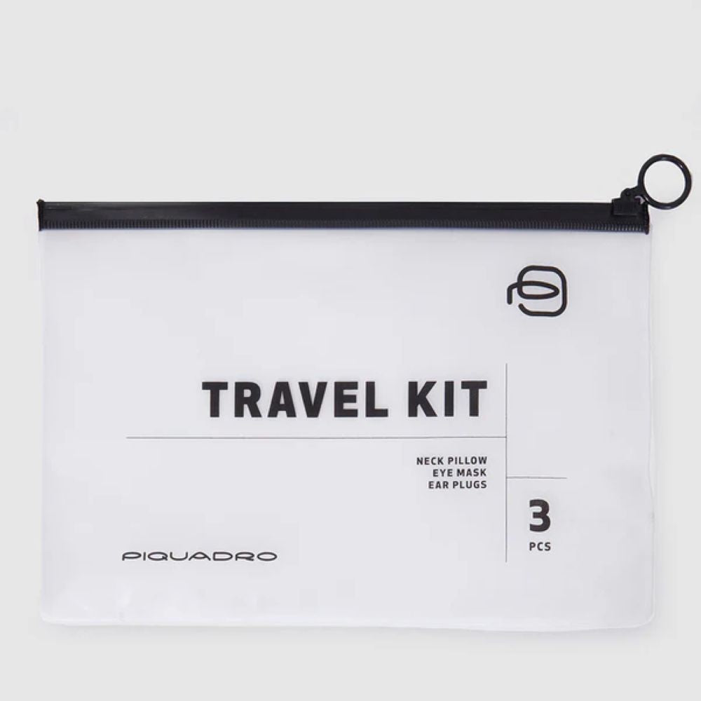 Piquadro Travel Set With Sleep Mask Pillow And Earplugs Black AC6435TA/N