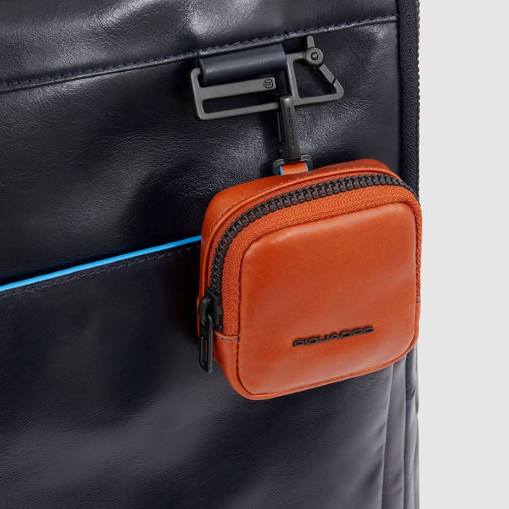 Piquadro Computer 156 And Ipad¿Pro 129 Backpack With Anti-Theft Cable Pocket For Bottle Or Umbrella And Rfid Anti-Fraud Protection CA4818B2V/BLU