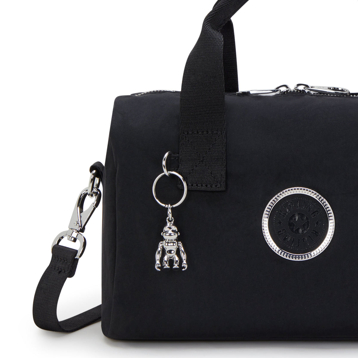 Kipling Bina M Black Spice Medium Handbag I3128-5JB