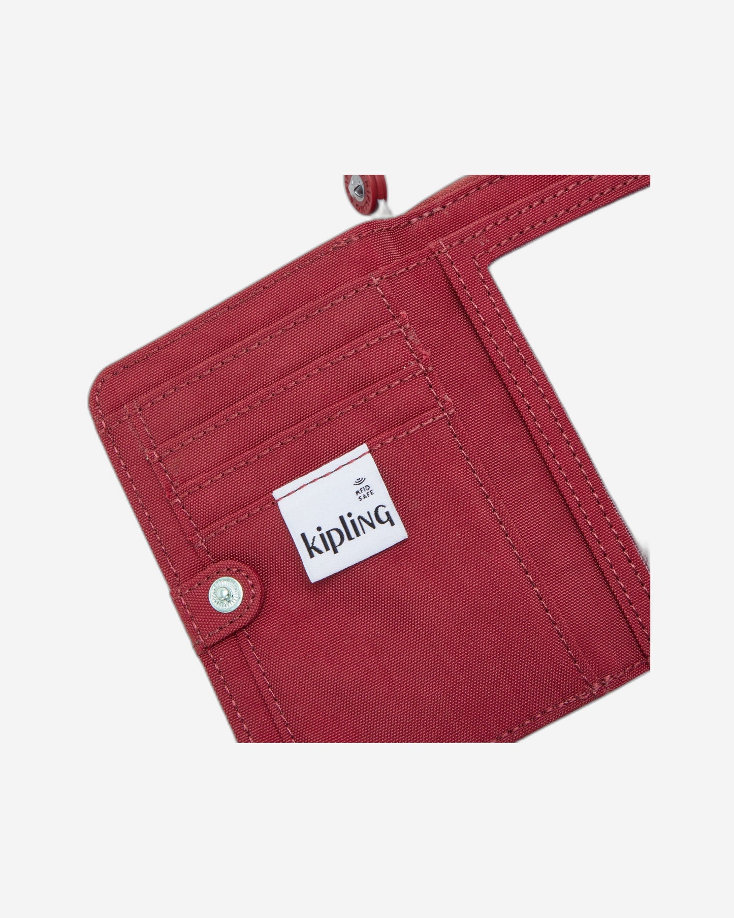 Kipling Money Love Funky Red Medium Wallet I3738-4SS