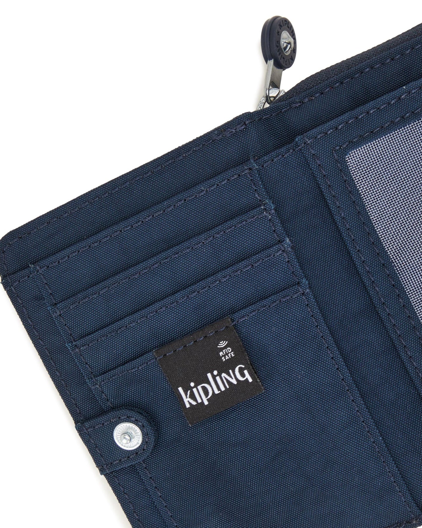 Kipling Money Love Blue Bleu 2 Medium Wallet I3738-96V