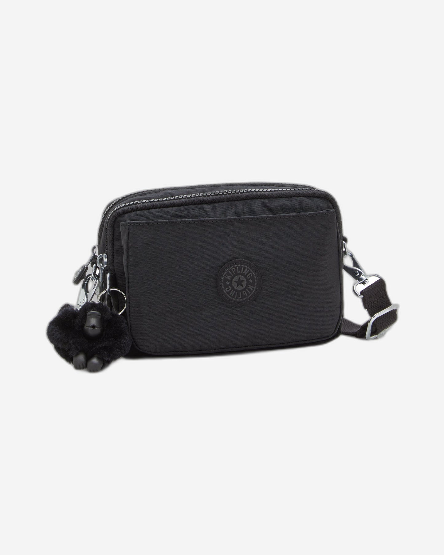 Kipling Abanu Multi Black Noir Small Crossbody Convertible To Waistbag (With Removable Shoulderstrap) I3795-P39