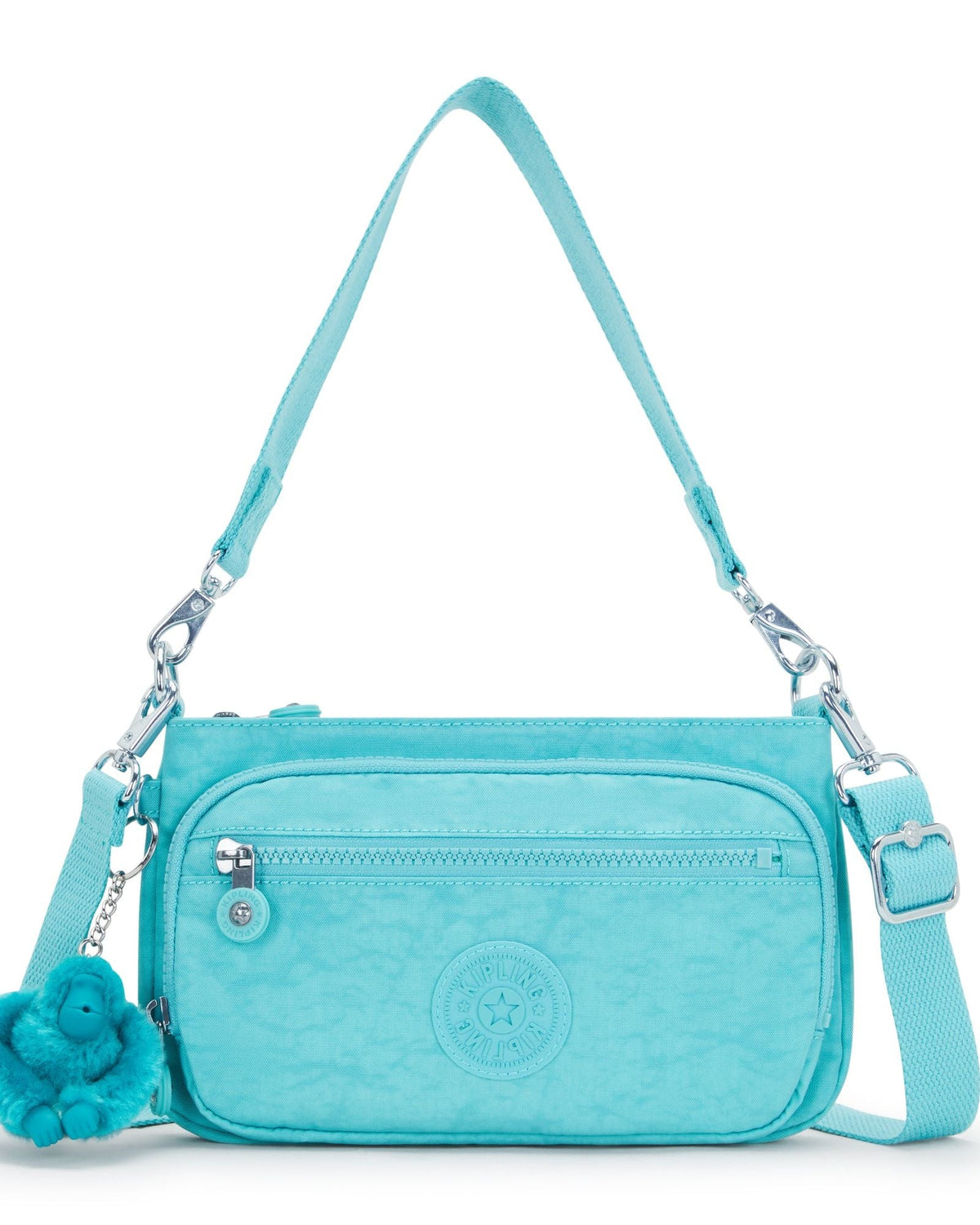 Kipling Milos Up Deepest Aqua Small Shoulder Bag C2I4378-T6E