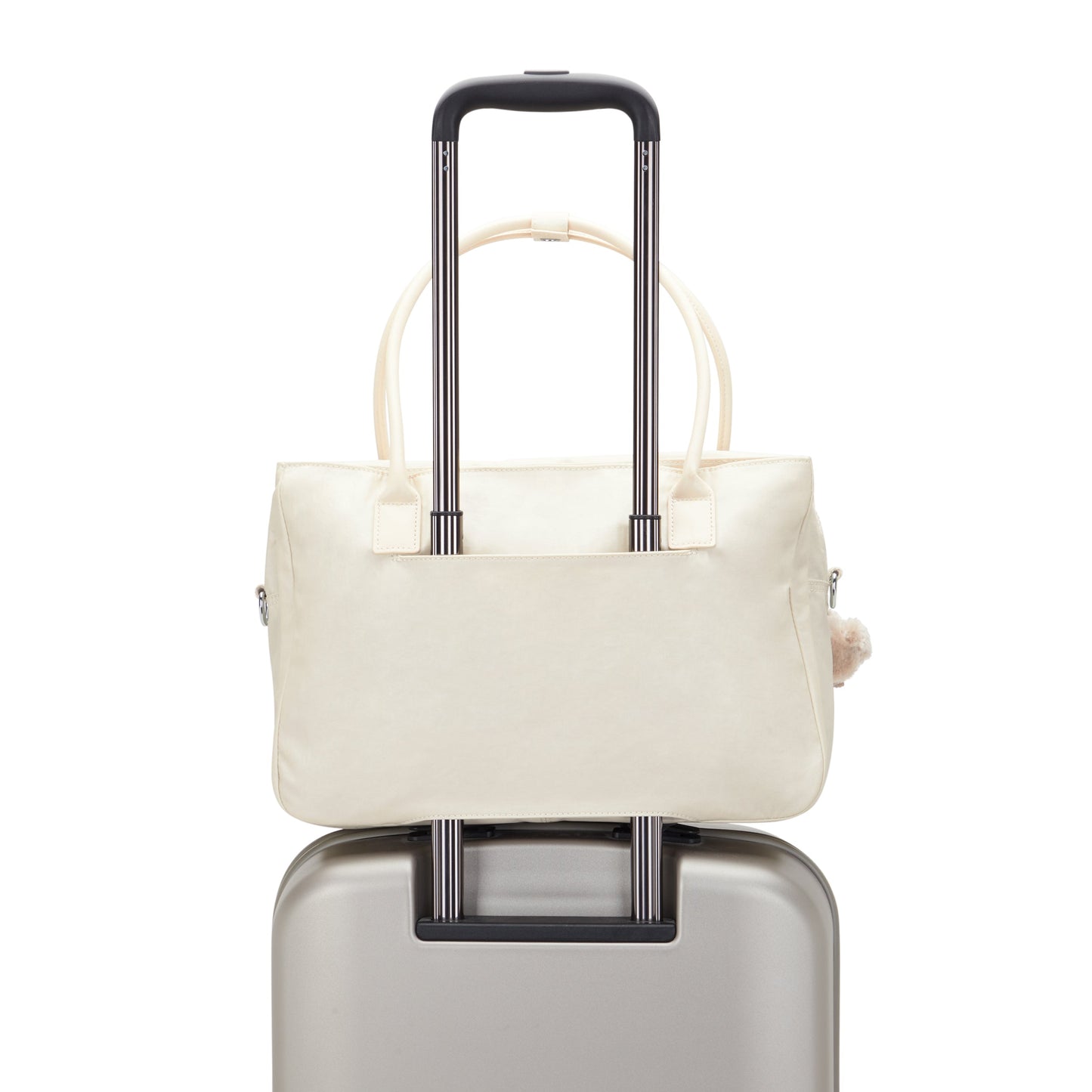 KIPLING-Superworker S-Small Working Bag (With Removable Shoulderstrap)-Beige Pearl-I4555-3KA