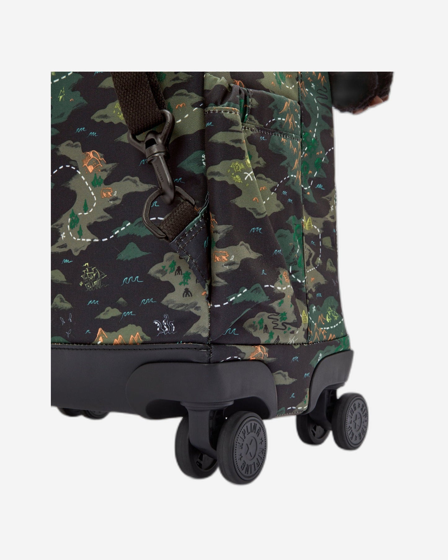 KIPLING New Zea Camo Treasure Large wheeled backpack (with laptop protection) I4674-3PB