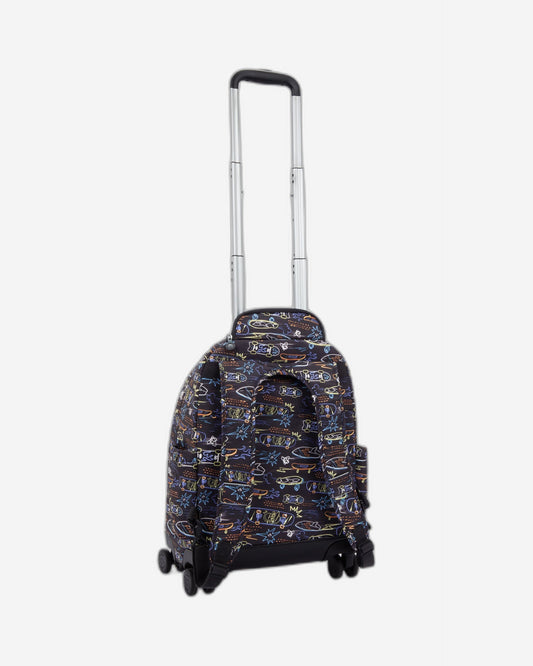 Kipling New Zea Neon Skate Large wheeled backpack with laptop compartment I4674-71M
