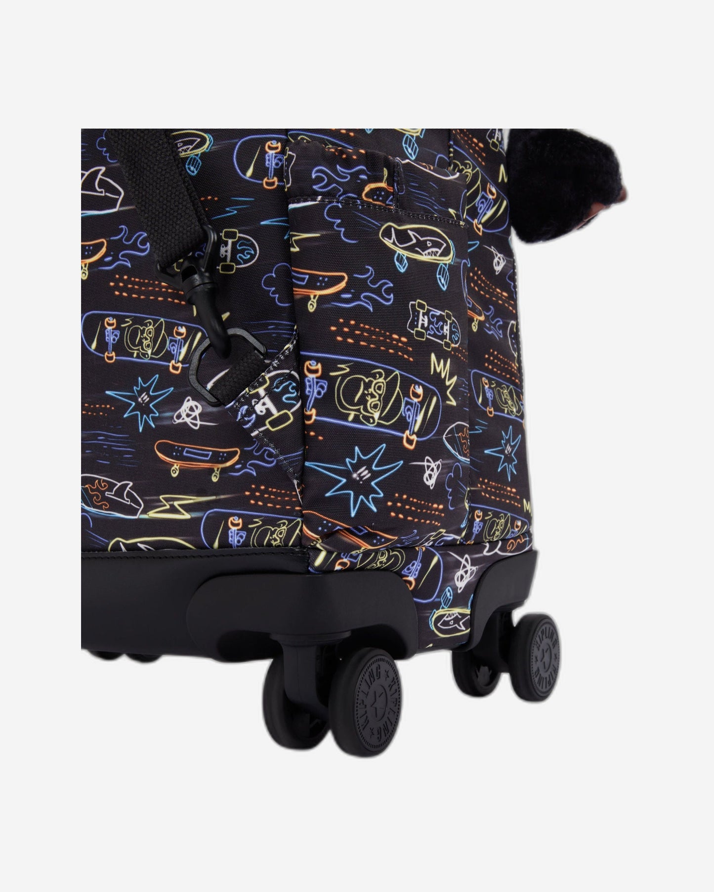 Kipling New Zea Neon Skate Large wheeled backpack with laptop compartment I4674-71M