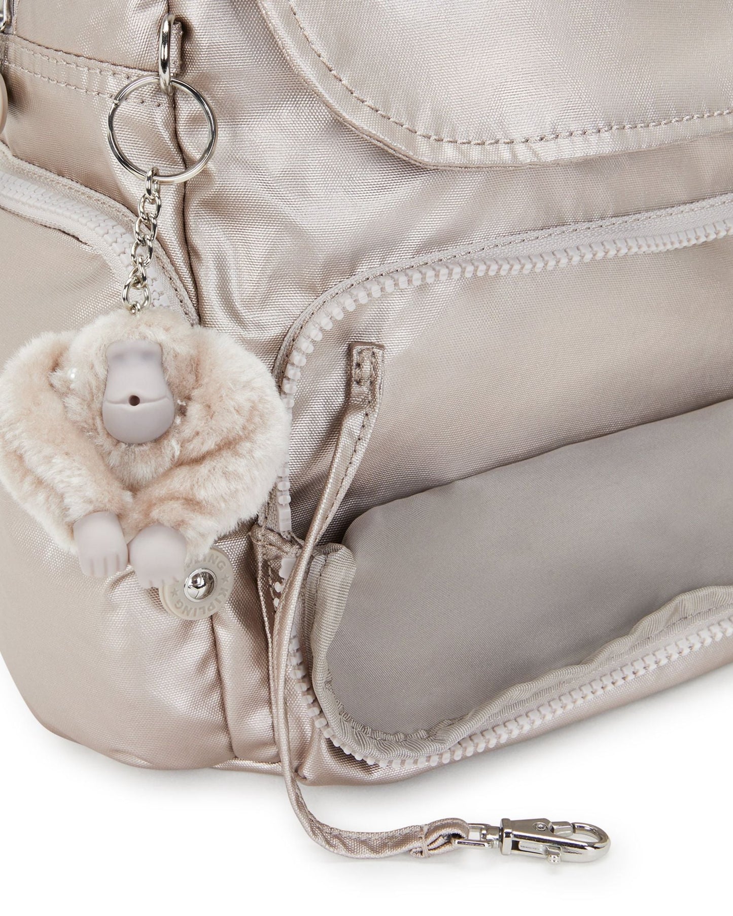 Kipling City Zip Mini Metallic Glow Mini Backpack C2I4697-48I