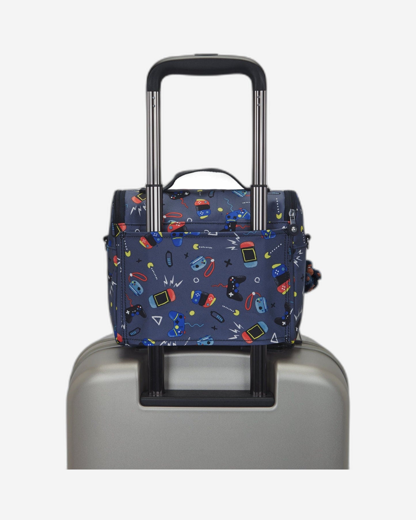 Kipling New Kichirou Gaming Grey Large Lunch Bag with Trolley Sleeve C2I5749-T6T