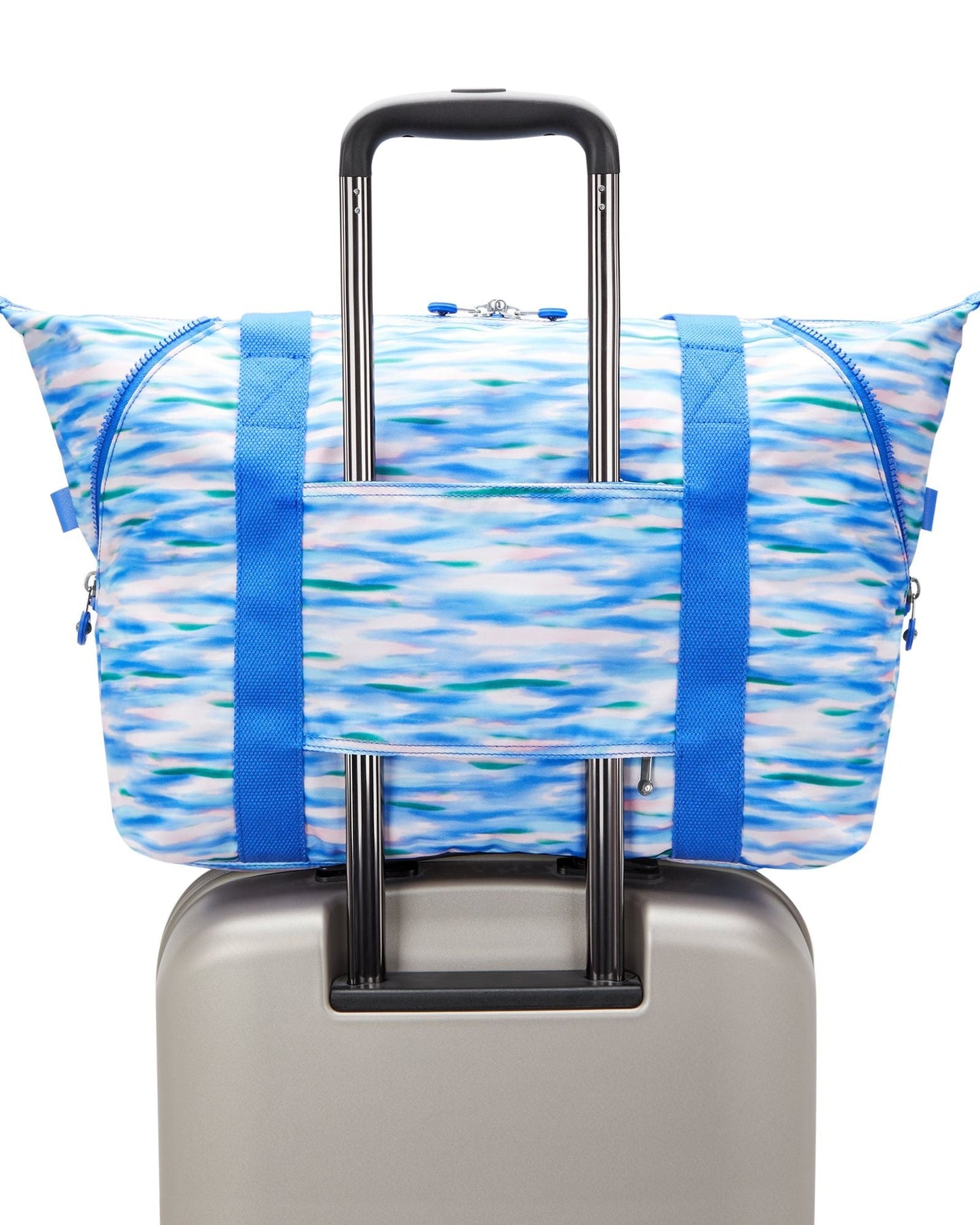 Kipling Art M Diluted Blue Large Tote Bag C2I6004-TX9