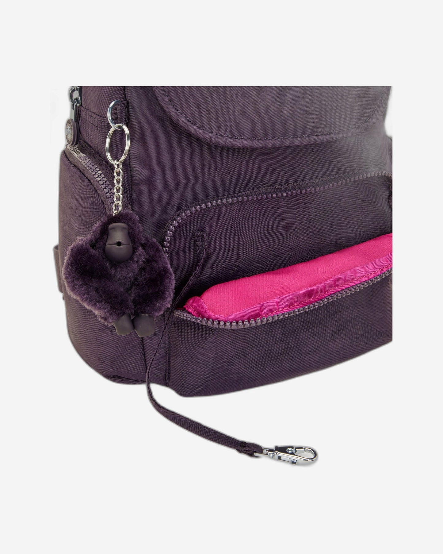 Kipling City Zip Mini Ultimate Plum Small Backpack I6046-67U