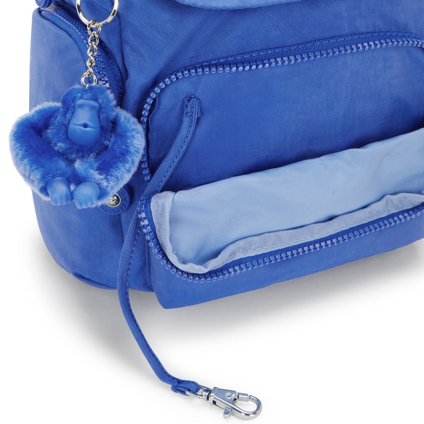 KIPLING-City Zip Mini-Mini Backpack with Adjustable Straps-Havana Blue-I6046-JC7