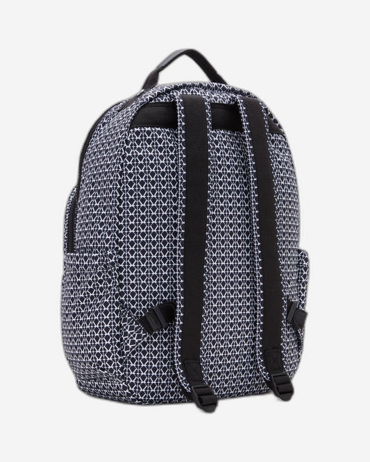 Kipling Seoul Signature Print Large Backpack C2I6269-DD2