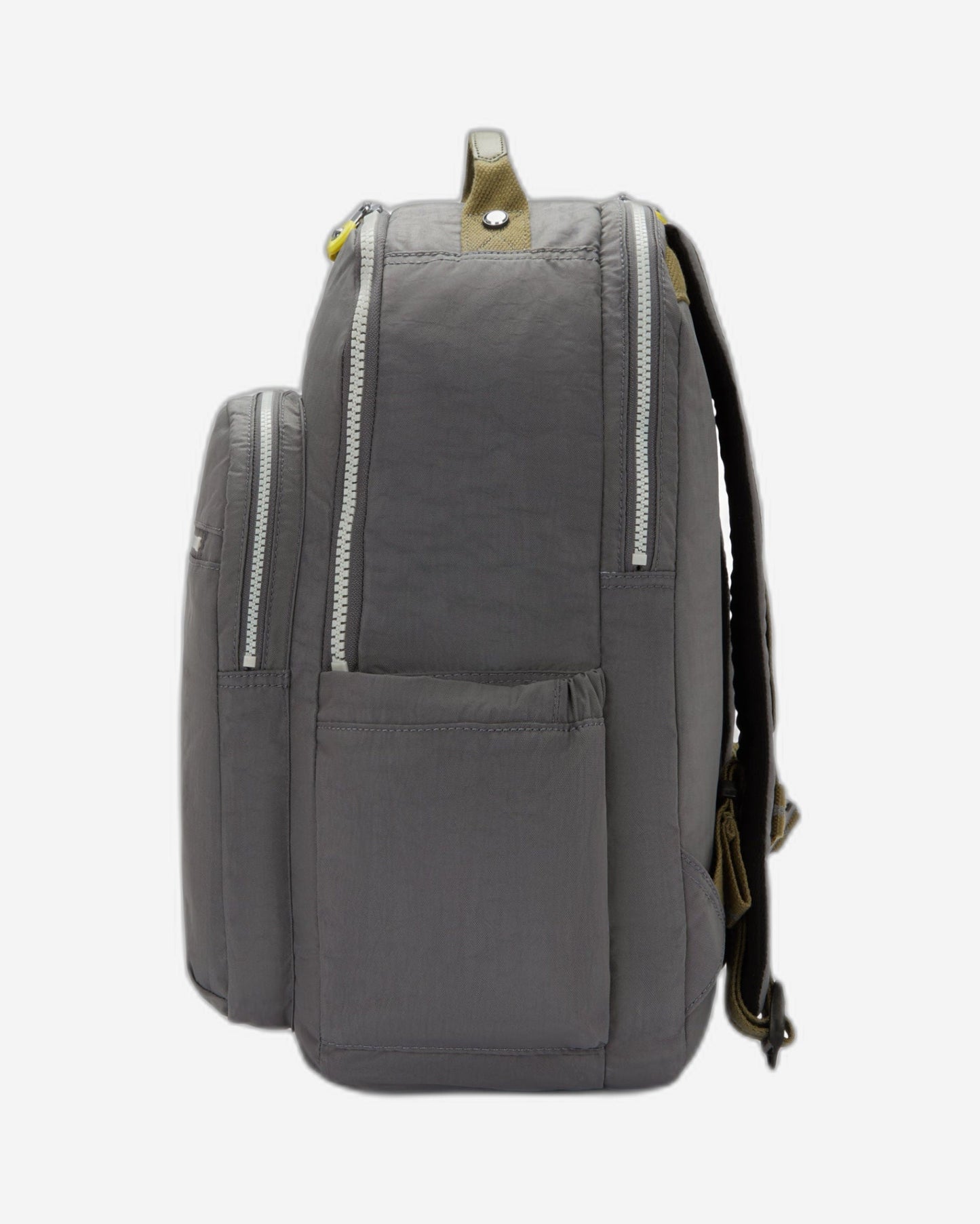 Kipling Seoul College Extra Back to Grey Large backpack with laptop compartment I6350-1DX