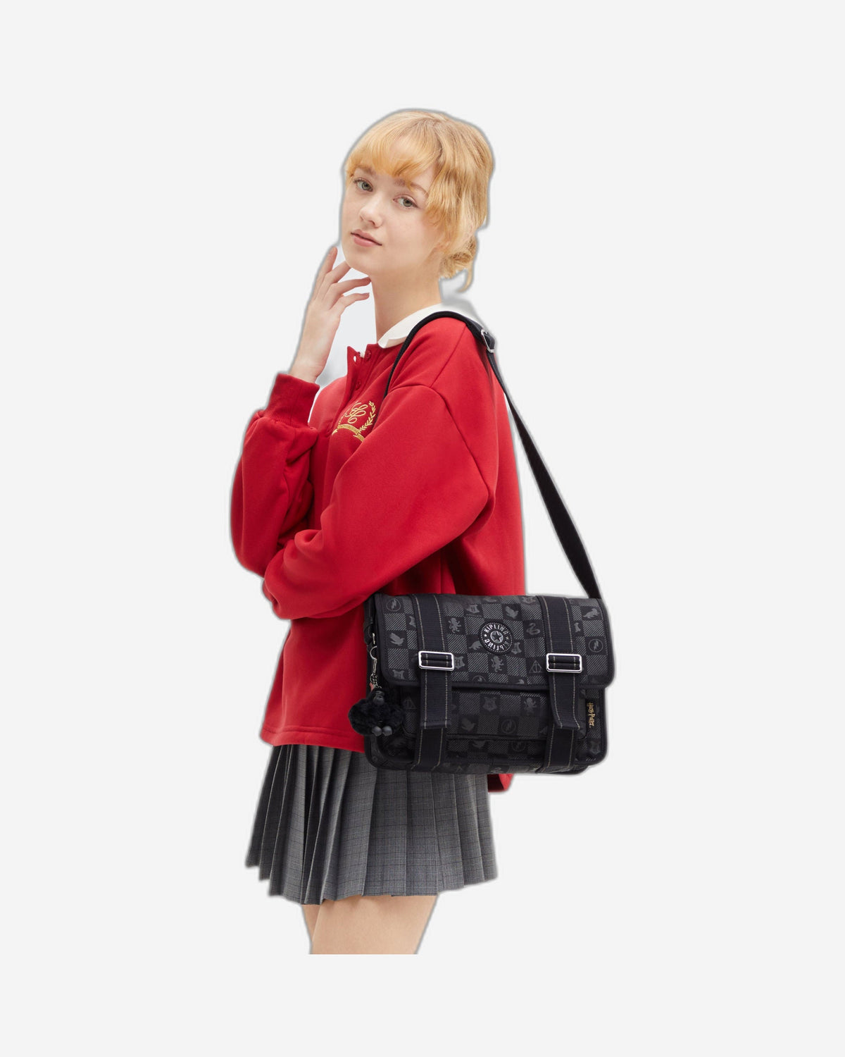 Kipling Meave Magical Black Medium Crossbody Bag I6710-9HP