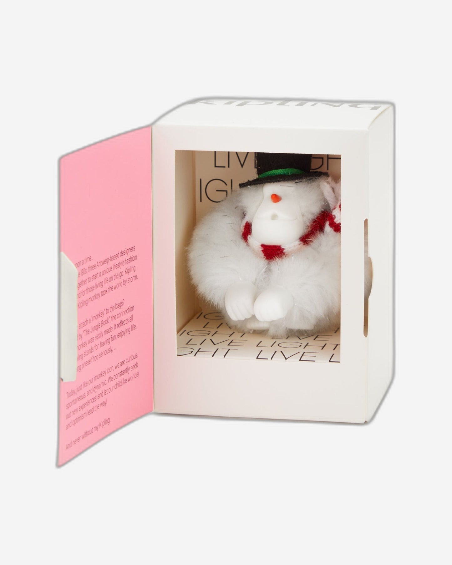 Kipling Snowman Monkey Snowman White Customization Monkey I6960-UV4